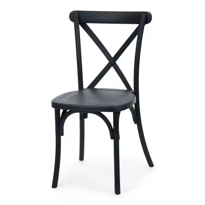 Resin Cross Back Chair