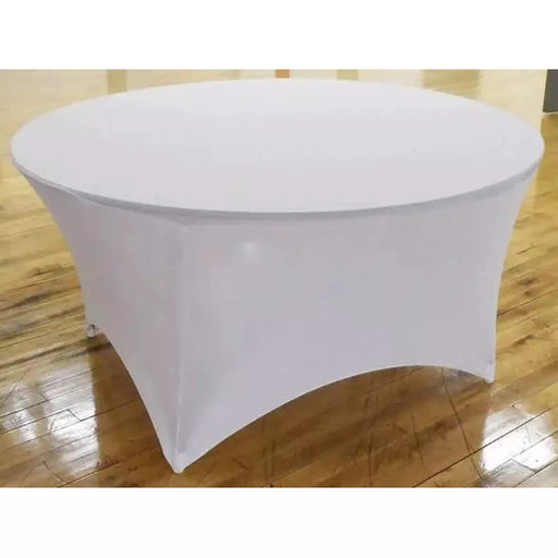 Spandex Fitted Stretch Table Cover for 60'' Round Folding Table
