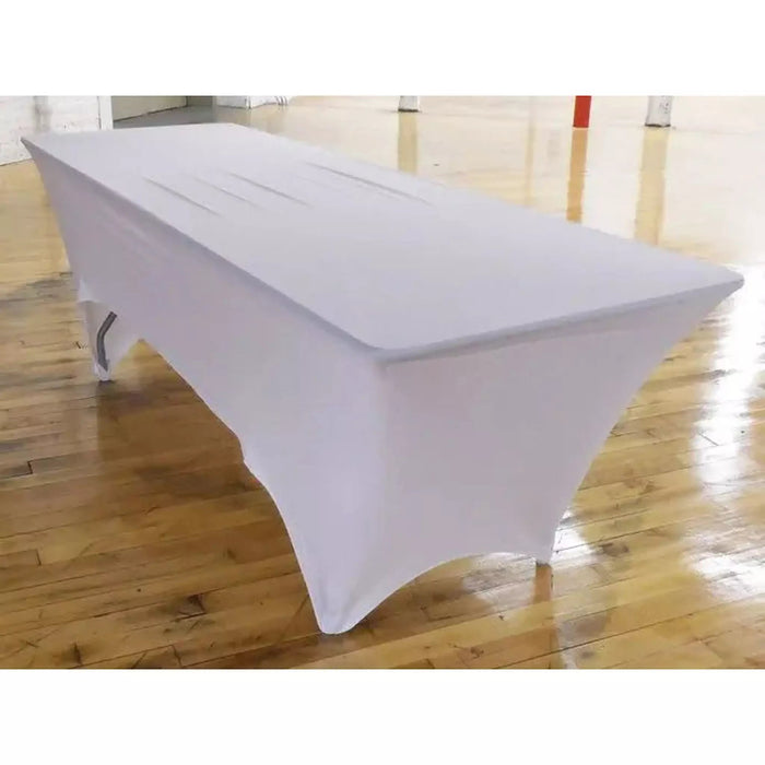Spandex Fitted Stretch Table Cover for 8'x30'' Banquet Table