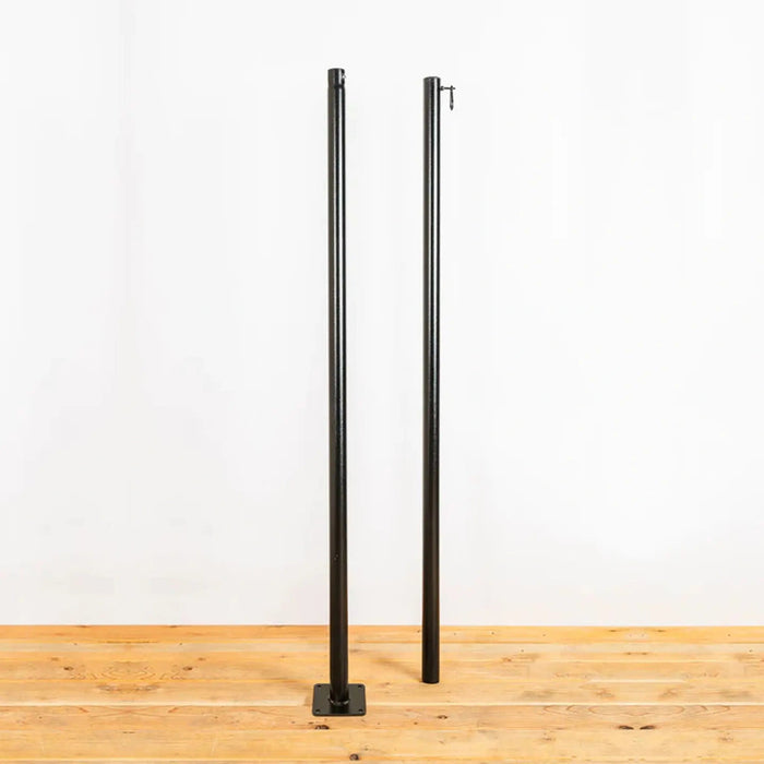 String Light Pole Stand with Mounting Plate