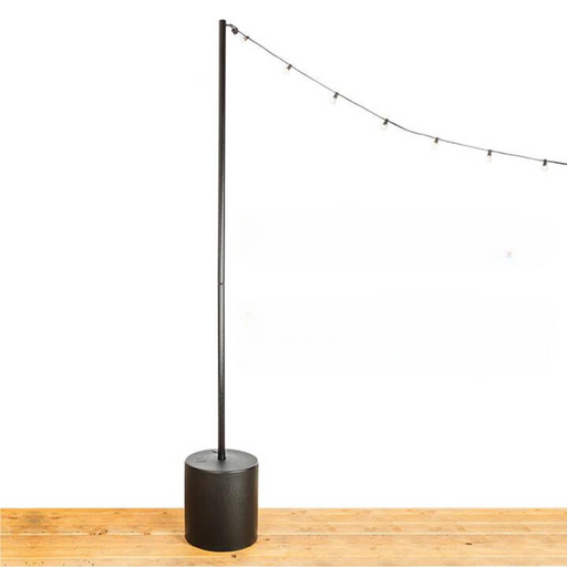 String Light Pole Stand with Tank Base