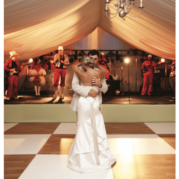 tenting laminat White Laminate Portable Dance Floor